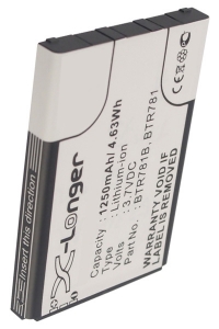 Casio BTR781B / BTR781 accu (1250 mAh, 123accu huismerk)  ACA00130