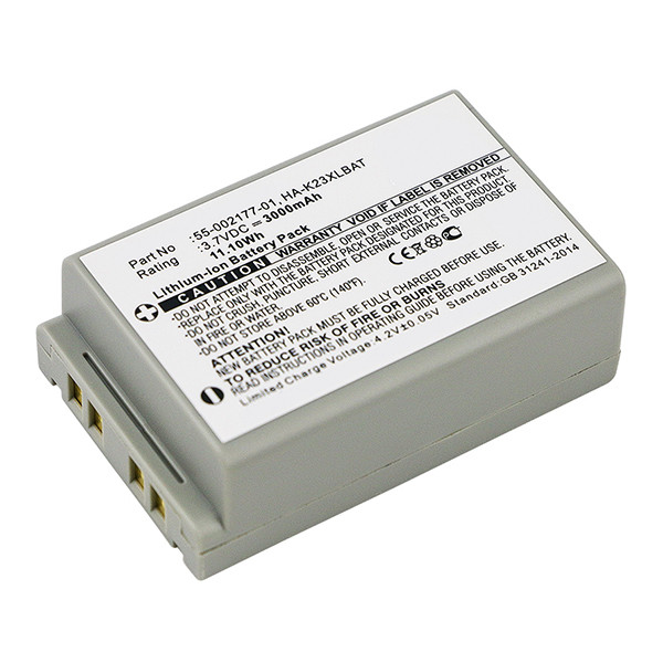 Casio HA-K23XLBAT / 55-002177-01 accu (3.7 V, 3000 mAh, 123accu huismerk) ACA00372 - 1