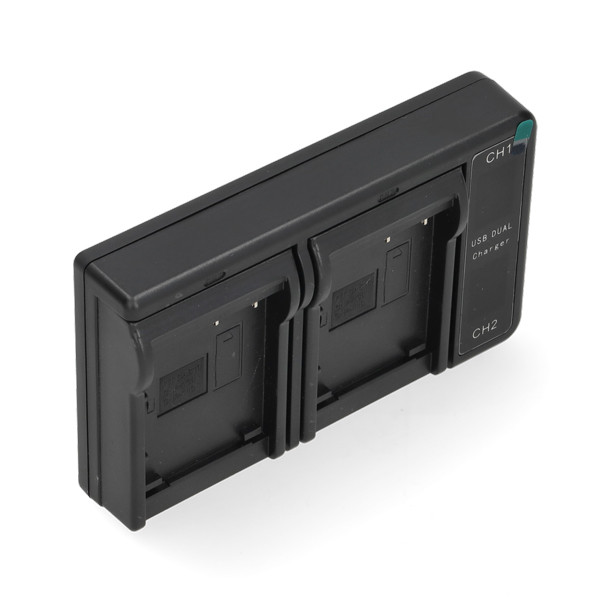 Casio NP-130 USB-C double slot oplader (4.2V, 0.7A, 123accu huismerk) ACA00774 - 2
