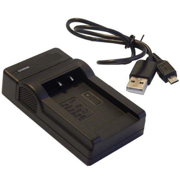 Casio NP-90 / BC-90L USB oplader (123accu huismerk)  ACA00022 - 1
