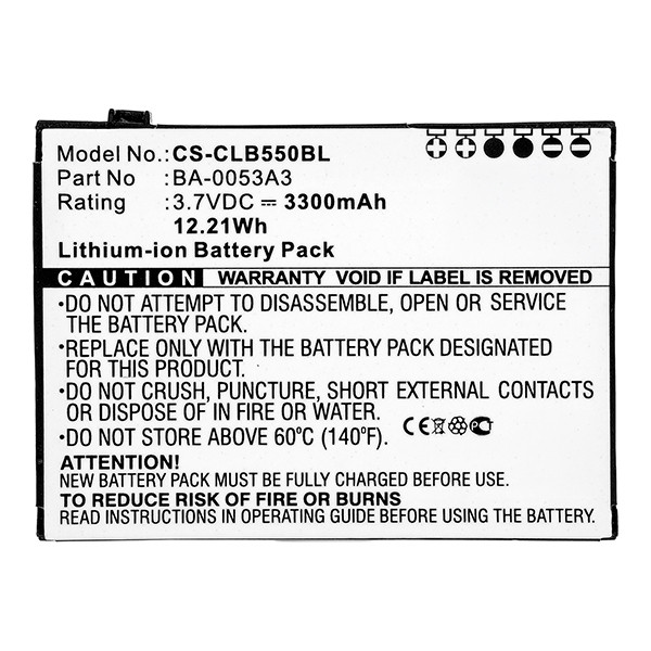 Cipherlab BA-0053A3 accu (3300 mAh, 123accu huismerk) ACI00070 - 2