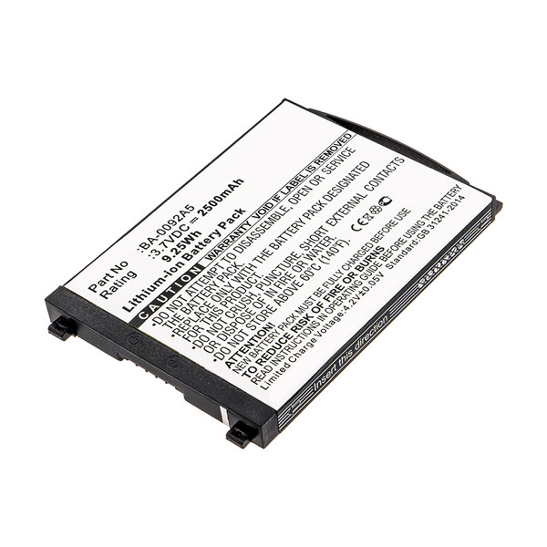 Cipherlab BA-0092A5 / KBRS300X01503 accu (2500 mAh, 123accu huismerk)  ACI00091 - 1