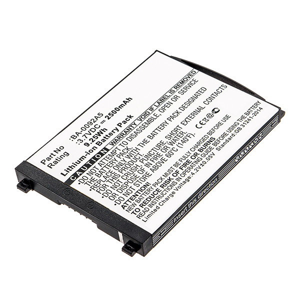 Cipherlab BA-0092A5 / KBRS300X01503 accu (2500 mAh, 123accu huismerk) ACI00091 - 1