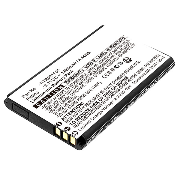 Cisco RTR001F05 / CP-6825-BAT accu (3.7 V, 1200 mAh, 123accu huismerk)  ACI00100 - 1