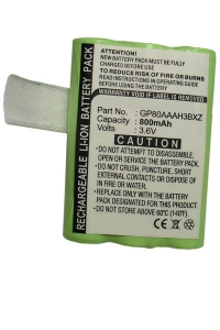 Clarity GP80AAAH3BXZ accu (800 mAh, 123accu huismerk)  ACL00020