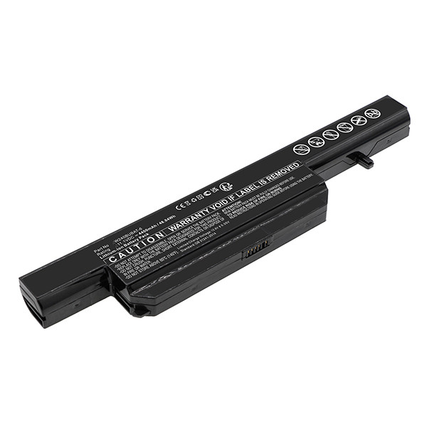 Clevo VNB142 / W240BAT-6 / W240BUBAT-3 accu (11.1 V, 4400 mAh, 123accu huismerk)  ACL00099 - 1
