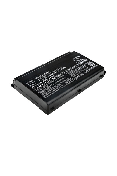Clevo W370BAT-3 / W370BAT-8 accu (14.8 V, 5200 mAh, 123accu huismerk)  ACL00067 - 1