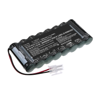 Cobham C-198336 accu (9.6 V, 1500 mAh, 123accu huismerk)  ACO00492