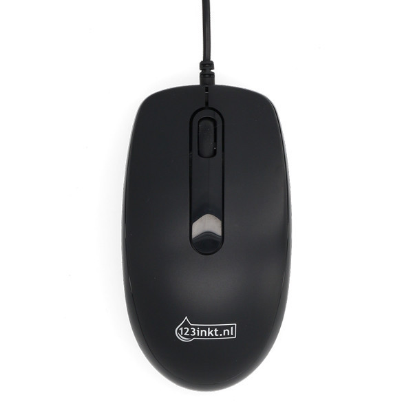 Combi aanbieding: 123inkt muis met kabel en toetsenbord 301443 - 4