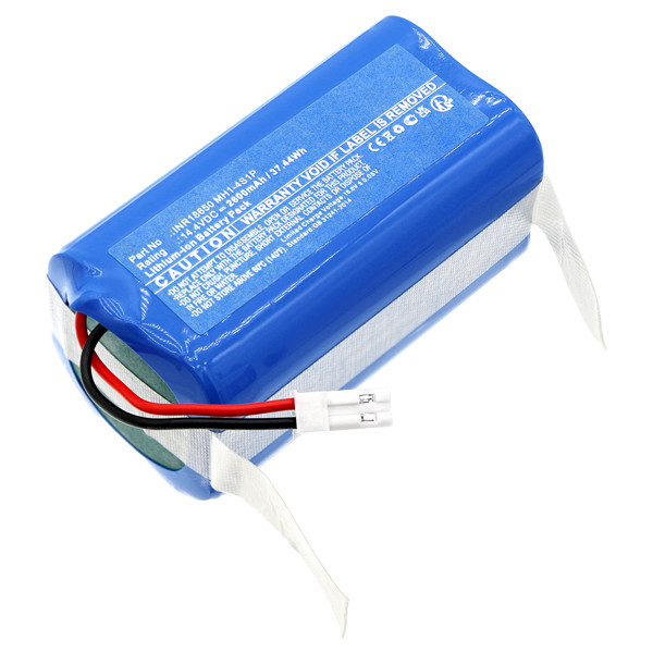 Concept INR18650 MH1-4S1P accu (14.4 V, 2.6 Ah, 123accu huismerk, JST Stekker) ACO00494 - 1