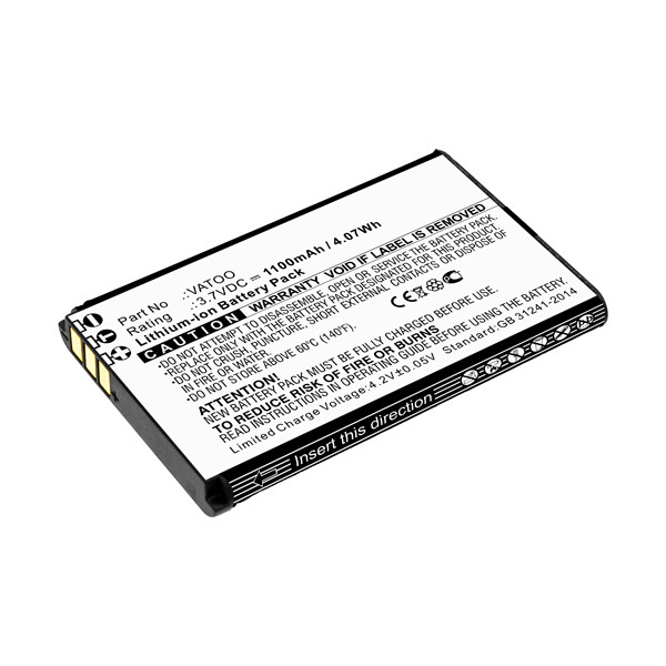 Contacta VATOO / BATT-TXRX accu (3.7 V, 1100 mAh, 123accu huismerk)  ACO00467 - 1