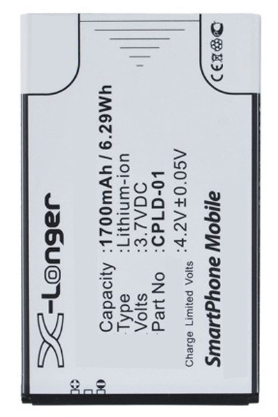 Coolpad CPLD-01 accu (1700 mAh, 123accu huismerk)  ACO00192 - 1