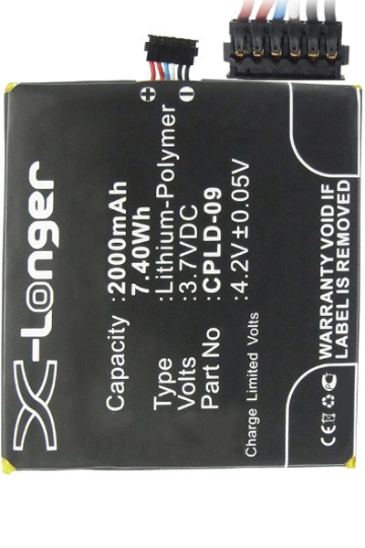 Coolpad CPLD-09 accu (3000 mAh, 123accu huismerk)  ACO00169 - 1