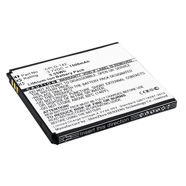 Coolpad CPLD-142 accu (1500 mAh, 123accu huismerk)  ACO00245 - 1
