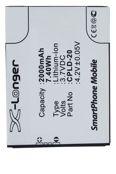 Coolpad CPLD-20 accu (2000 mAh, 123accu huismerk)  ACO00167 - 1