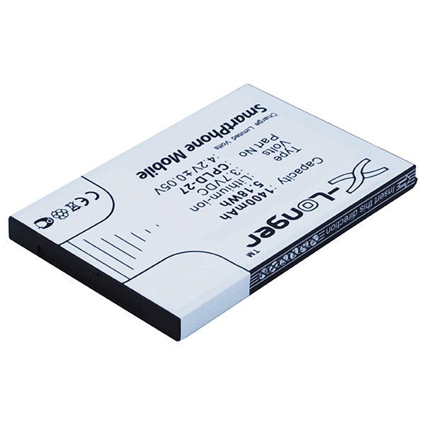 Coolpad CPLD-27 accu (1400 mAh, 123accu huismerk)  ACO00006 - 1