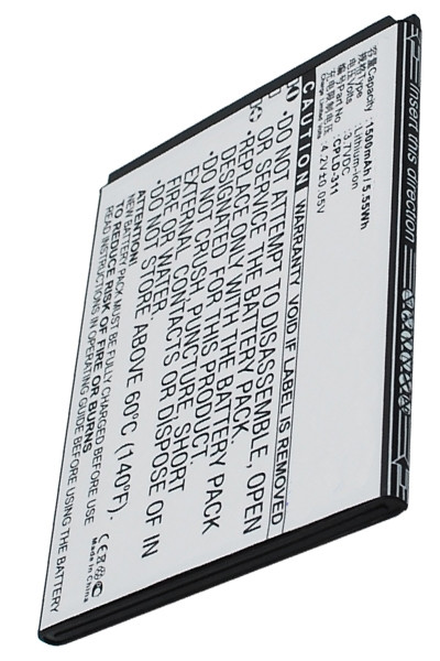 Coolpad CPLD-311 accu (1500 mAh, 123accu huismerk)  ACO00177 - 1