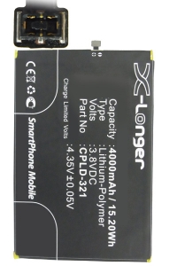Coolpad CPLD-321 accu (4000 mAh, 123accu huismerk)  ACO00181