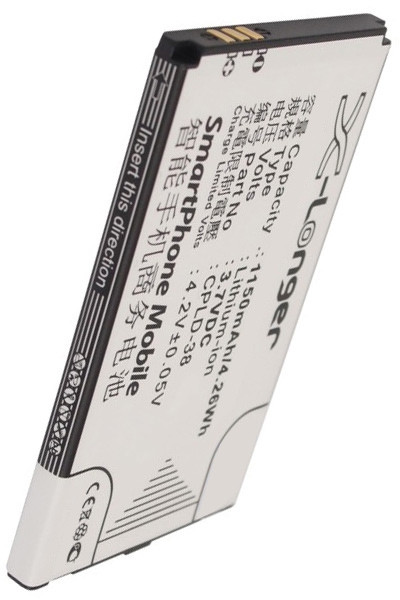 Coolpad CPLD-38 accu (1150 mAh, 123accu huismerk)  ACO00015 - 1