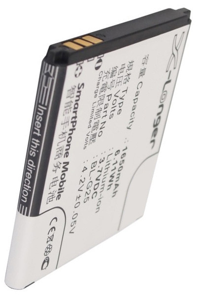 Coolpad LA15 accu (1650 mAh, 123accu huismerk)  ACO00020 - 1