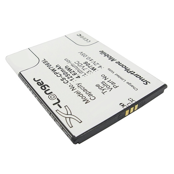 Coolpad W706 / CPLD-80 accu (1250 mAh, 123accu huismerk)  ACO00186 - 1