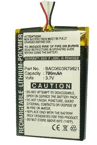 Creative BAC0603R79921 accu (700 mAh, 123accu huismerk)  ACR00032