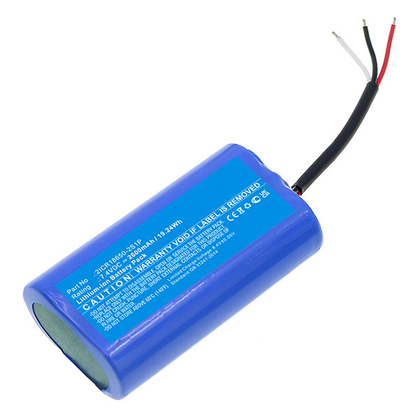 DJI INR18650B4 accu (7.4 V, 2600 mAh, 123accu huismerk)  ADJ00159 - 1