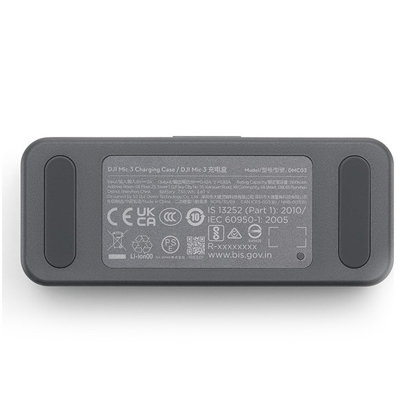 DJI Mic 3 oplaadcase 3 laadslots USB-C (1950 mAh) ADJ00193 - 4