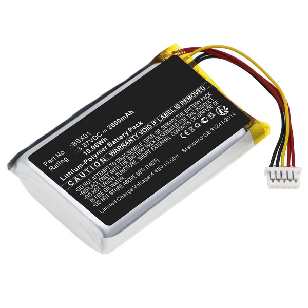 DJI Mic BSX01-2600-3.87 accu (2600 mAh, 123accu huismerk) ADJ00168 - 1