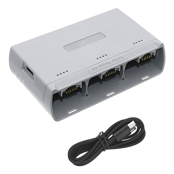 DJI Mini 2 / Mini SE 3-slots laadstation BWX161-2250-7.7 (8.8 V, 3 A, 123accu huismerk) ADJ00217 - 2