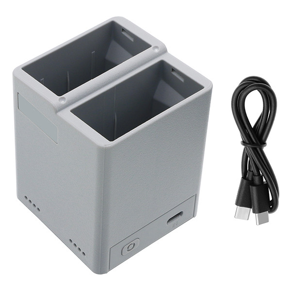 DJI Mini 3 / Mini 3 Pro 2-slots laadstation 270619 (12 V, 4 A, 123accu huismerk) ADJ00213 - 1