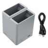 DJI Mini 3 / Mini 3 Pro 2-slots laadstation 270619 (12 V, 4 A, 123accu huismerk) ADJ00213 - 1