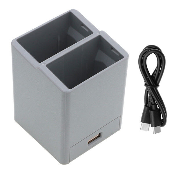 DJI Mini 3 / Mini 3 Pro 2-slots laadstation 270619 (12 V, 4 A, 123accu huismerk) ADJ00213 - 2
