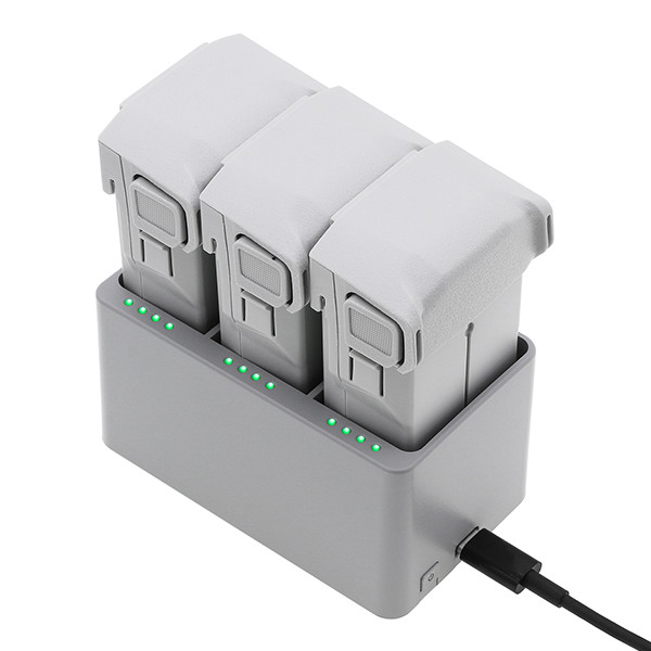 DJI Mini 3 / Mini 3 Pro 3-slots laadstation 270620 (12 V, 4 A, 123accu huismerk) ADJ00214 - 2
