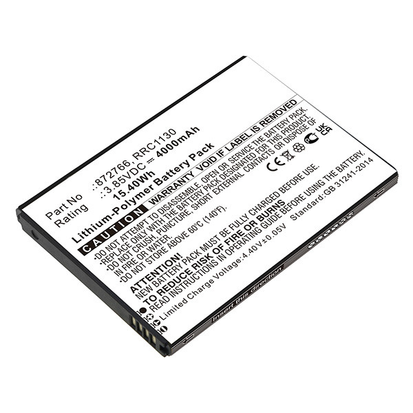 Daitem 872766 / RRC1130 / 110019-08 accu (4000 mAh, 123accu huismerk)  ADA00179 - 1