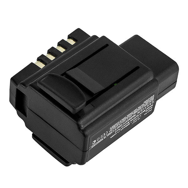 Datalogic 192758 accu (2.4 V, 600 mAh, 123accu huismerk) ADA00147 - 1