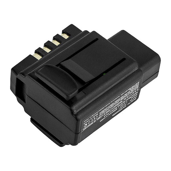 Datalogic 192758 accu (2.4 V, 600 mAh, 123accu huismerk) ADA00147 - 2