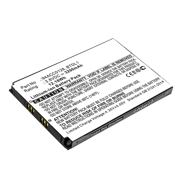 Datalogic 94ACC0128 accu (3.7 V, 3200 mAh, 123accu huismerk) ADA00169 - 1
