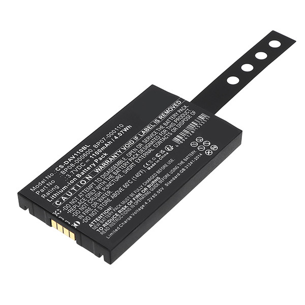 Datalogic BP07-000110 / BP08-00011A accu (1100 mAh, 123accu huismerk) ADA00164 - 1