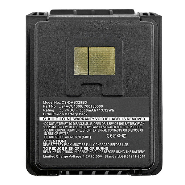 Datalogic GMC-1805 / 700180500 / 700180501 accu (3600 mAh, 123accu huismerk) ADA00107 - 2