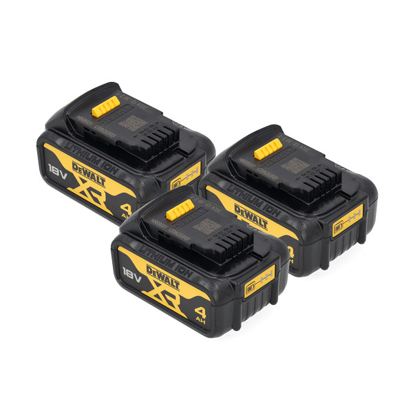 Aanbieding: 3x DeWalt DCB182 XR accu's (18 V, 4.0 Ah, origineel) ADE01216 - 1