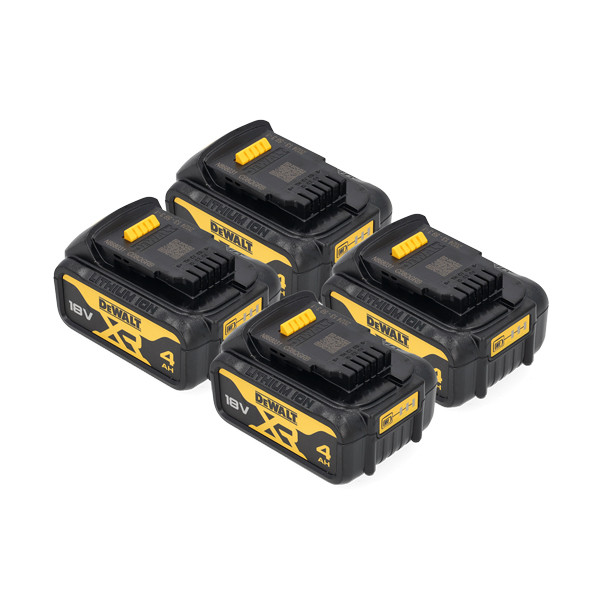 Aanbieding: 4x DeWalt DCB182 XR accu's (18 V, 4.0 Ah, origineel) ADE00564 - 1