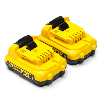 DeWalt Starterset: 2x DeWalt DCB127-XJ / 12V XR accu's (12 V, 2.0 Ah, origineel)  ADE01223