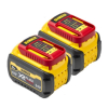 Starterset: 2x DeWalt DCB546-XJ / XR FlexVolt accu's (18V / 54V, 6.0Ah, origineel) ADE01301 - 1