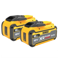 DeWalt Starterset: 2x DeWalt DCB549-XJ / XR FlexVolt accu's (18V / 54V, 15 Ah, origineel)  ADE01283