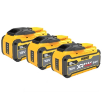 DeWalt Starterset: 3x DeWalt DCB549-XJ / XR FlexVolt accu's (18V / 54V, 15 Ah, origineel)  ADE01281