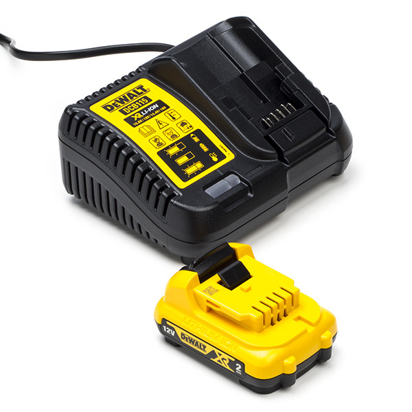 DeWalt Starterset: DeWalt DCB127-XJ / 12V XR accu + lader (12 V, 2.0 Ah, origineel)  ADE01189 - 1