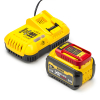 DeWalt Starterset: DeWalt DCB546-XJ / XR FlexVolt accu + lader (18V / 54V, 6.0Ah, origineel)  ADE01188