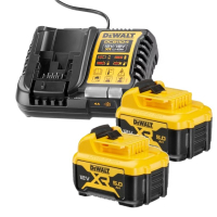 DeWalt Startset: 2x DeWalt DCB126-XJ / 12V XR Li-ion accu's + lader (12 V, 5.0 Ah, origineel)  ADE01392