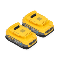 Startset: 2x DeWalt DCBP034-XJ XR Powerstack Li-ion accu (18 V, 1.7 Ah, origineel) ADE01373